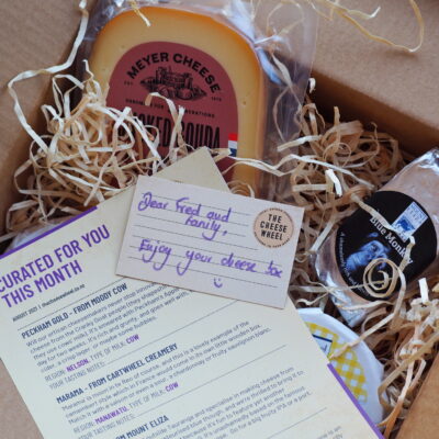 Gift artisan cheese box